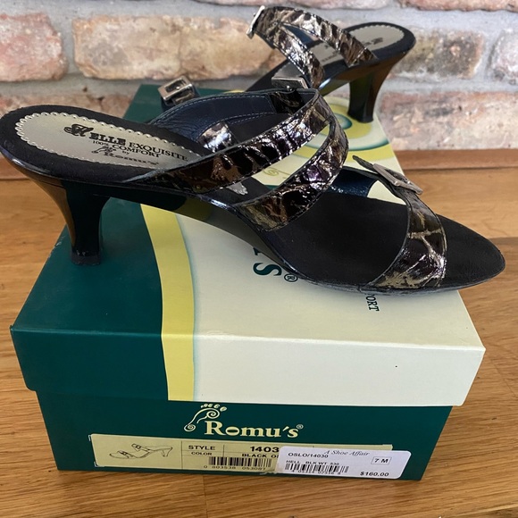 Romu’s tortoise shell heels - Picture 3 of 4